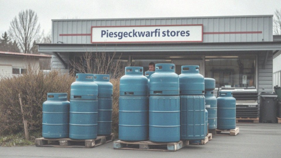 Gdzie można kupić pustą butlę gazową?