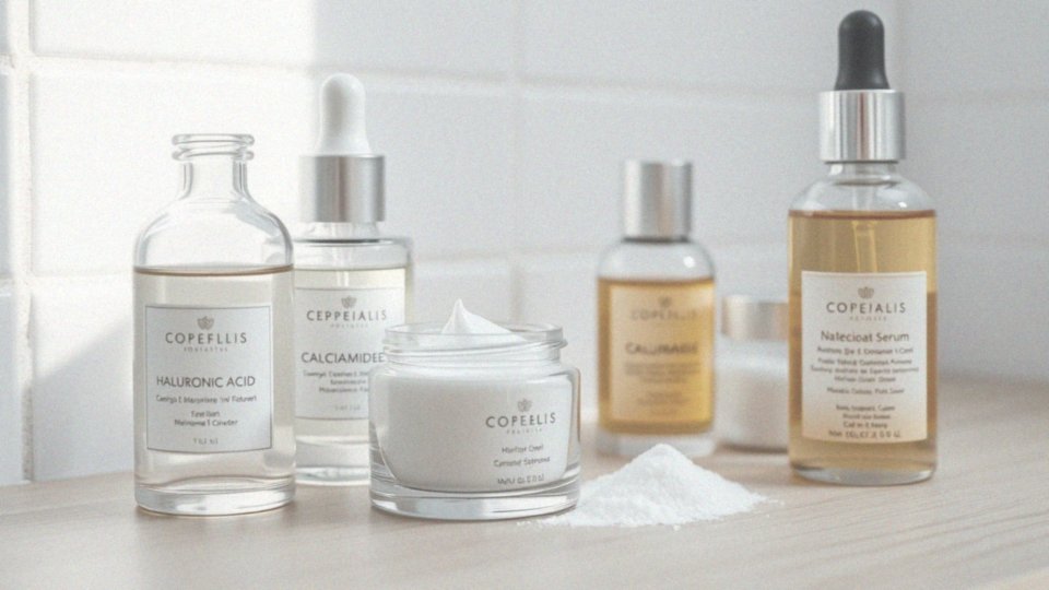 Jakie są typowe składniki serum z niacynamidem?