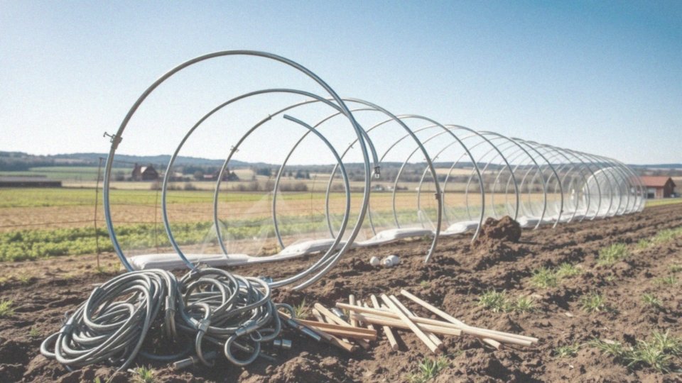 Jakie opcje ma klient przy wyborze pałąków do tunelu foliowego?