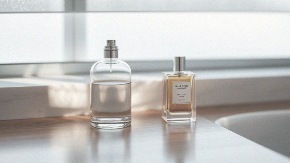 Jakie są różnice między wodą toaletową a perfumowaną?