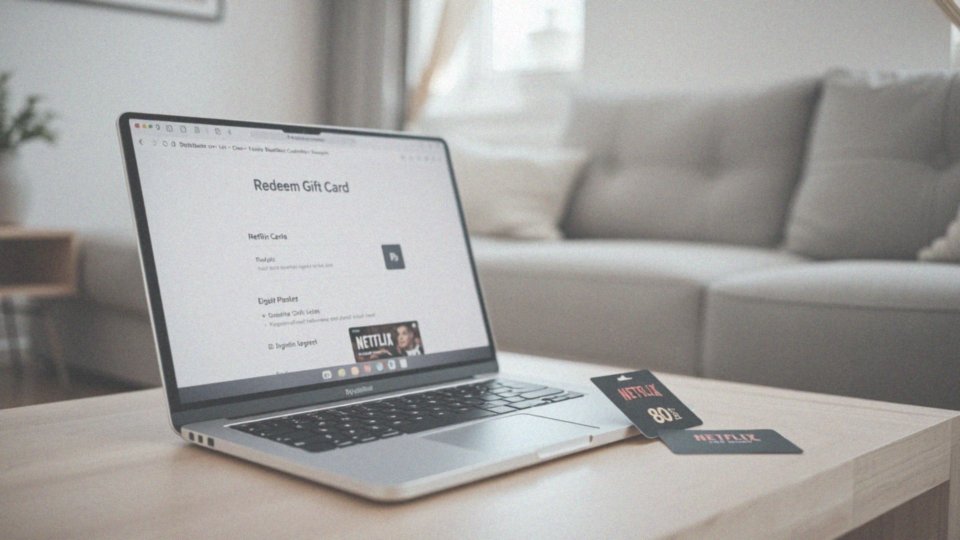 Jak doładować konto Netflix za pomocą karty podarunkowej 80 zł?