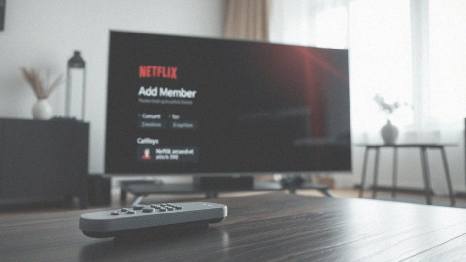Jak dodać dodatkowego użytkownika do konta Netflix i jakie są związane z tym koszty?