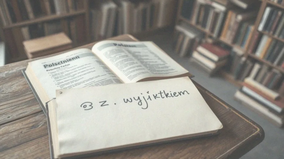 Jak prawidłowo piszemy 'z wyjątkiem'?