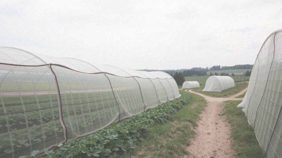Jak siatki na tunele foliowe wpływają na bezpieczeństwo upraw?