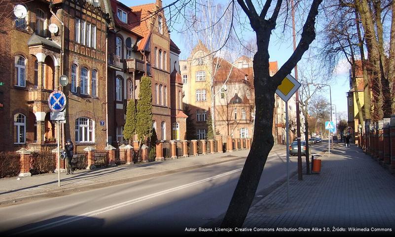 Ulica Tadeusza Kościuszki w Ełku